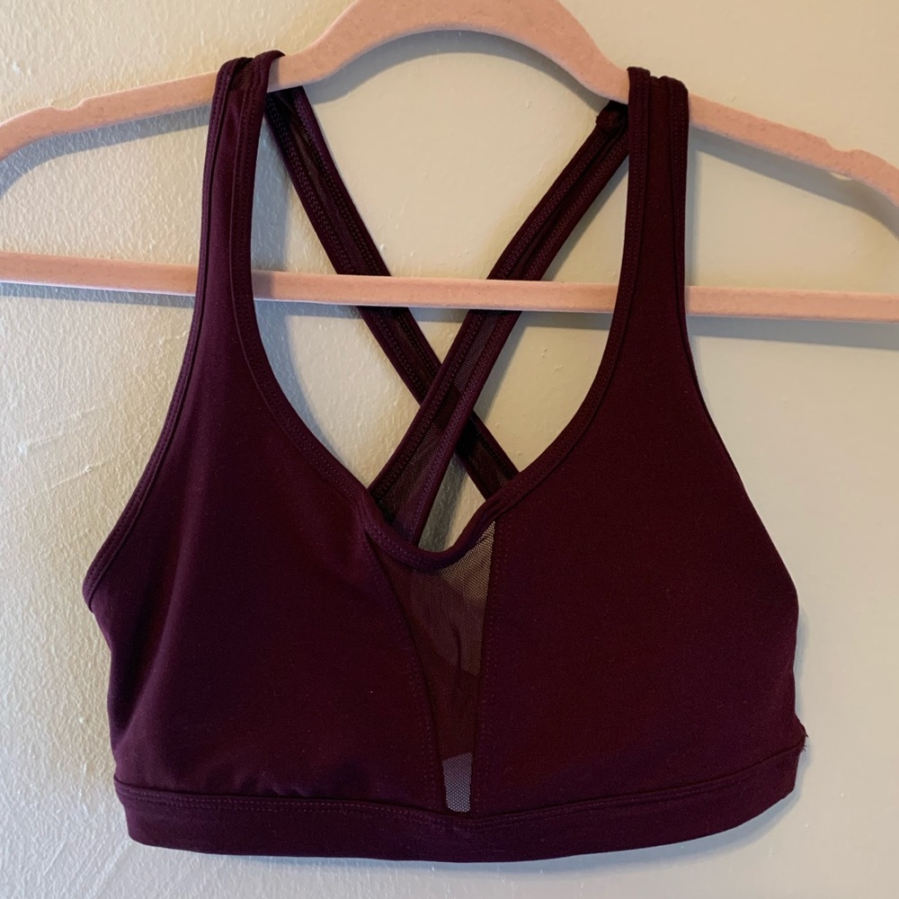 Low Impact Sexy Mesh Sports Bra